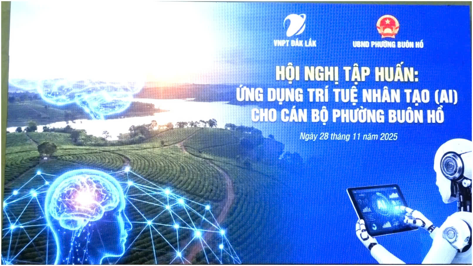 Tập huấn bồi dưỡng kiến thức, kỹ năng sử dụng trí tuệ nhân tạo AI cho cán bộ, công chức, viên chức
